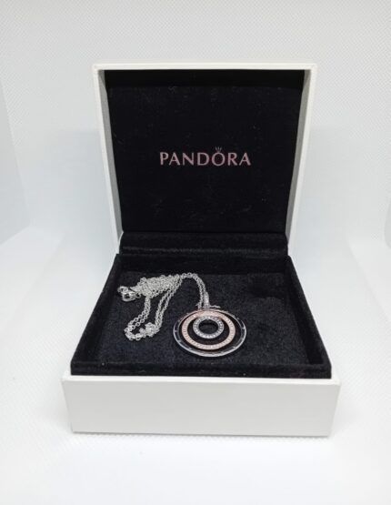 Pandora Bicolor Kreise Anhänger Halskette